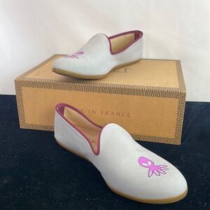 Galet Grey w Purple Octopus  Loafers
